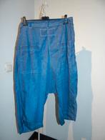 Rundholz blauwe baggy broek apart model aparte val schuin L, Maat 42/44 (L), Rundholz, Zo goed als nieuw, Driekwart