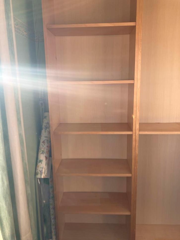 IKEA Billy Boekenkast - Licht Eiken, Huis en Inrichting, Kasten | Boekenkasten, Gebruikt, 50 tot 100 cm, 200 cm of meer, 25 tot 50 cm