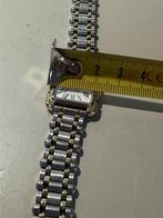 Yves Saint Laurent Vintage Tankhorloge - Staal met Goudkleur, Overige merken, Staal, Gebruikt, Staal