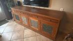 Dressoir Teak, Huis en Inrichting, Kasten | Dressoirs, Ophalen, Gebruikt, Teakhout, 200 cm of meer