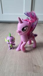 My little pony zingende twilight en spike, Kinderen en Baby's, Speelgoed | My Little Pony, Zo goed als nieuw, Ophalen