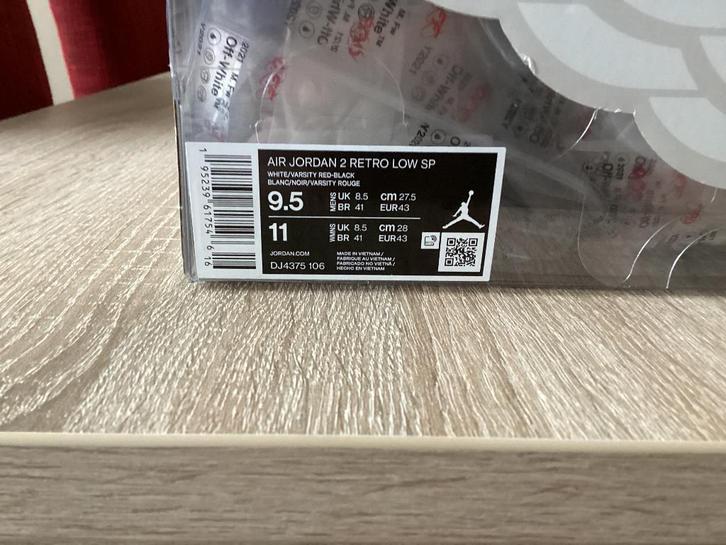 Nike AIR Jordan 2 RETRO LOW SP, Kleding | Heren, Schoenen, Nieuw, Sneakers of Gympen, Overige kleuren, Ophalen of Verzenden