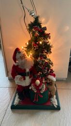 Kerstman met hond en kerstboom, Ophalen of Verzenden, Zo goed als nieuw