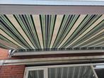 Zonnescherm 3.75m breed, 150 tot 300 cm, Ophalen, Gebruikt, Knikarmscherm