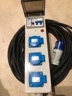 Cee caravansnoer met aardlek 20 meter, Caravans en Kamperen, Ophalen of Verzenden, Gebruikt