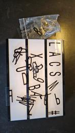Lichtbak 20x30cm met losse letters, helder+zwarte letters, Ophalen, Zo goed als nieuw