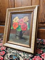 Schilderij van E. van der Ven - Bloemenstilleven, Antiek en Kunst, Ophalen of Verzenden