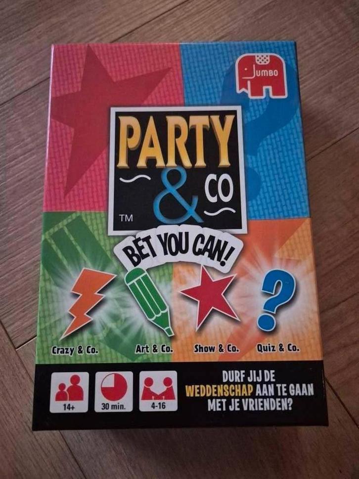 Party & Co Bet You Can, Hobby en Vrije tijd, Gezelschapsspellen | Bordspellen, Gebruikt, Ophalen of Verzenden