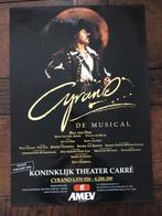 3 AFFICHES CYRANO  THEATER CARRÉ 1995, Rechthoekig Staand, Ophalen of Verzenden, Zo goed als nieuw, A1 t/m A3