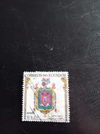 Postzegel Ecuador - Wapen van Quito, Postzegels en Munten, Postzegels | Amerika, Ophalen of Verzenden, Gestempeld