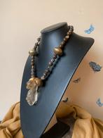 Boulder opaal amulet hanger beschermt geluk eyecatcher magie, Ophalen of Verzenden, Nieuw, Steen of Mineraal, Met edelsteen