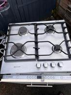 Kookplaat gaspit 4 pits, Ophalen, 4 kookzones, Zo goed als nieuw, Gas