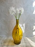 Glazen XL vaas amber kleur groot, Overige kleuren, -, -, Ophalen of Verzenden