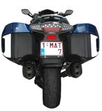 Reflectie stickers BMW K1600/R1200RT LC koffers Wit of Rood