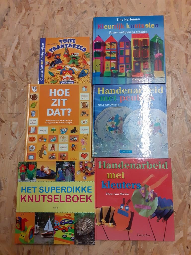 6 leuke knutselboeken voor basisschoolkids, Boeken, Ophalen of Verzenden, Zo goed als nieuw, Overige onderwerpen