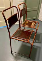 Vintage stoelen (bijvoorbeeld voor in de tuin), Ophalen, Overige kleuren, Vintage, Zo goed als nieuw
