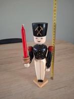 Erzgebirge oud houten figuur Lichtdrager/kandelaar, Ophalen of Verzenden, Gebruikt