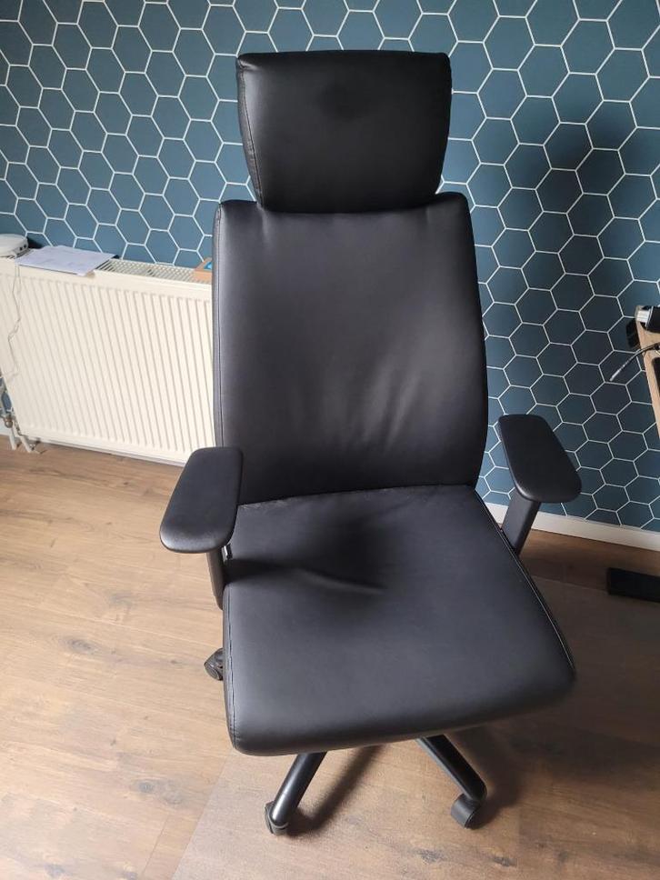 Bureaustoel, Huis en Inrichting, Bureaustoelen, Zo goed als nieuw, Bureaustoel, Zwart, Ergonomisch, Ophalen