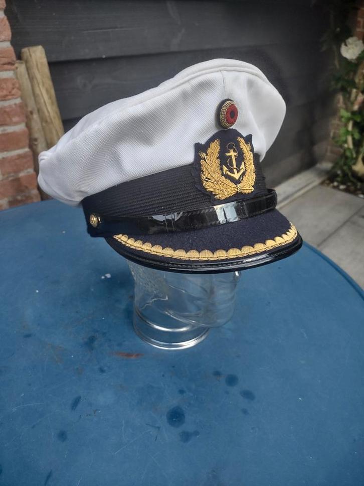 Pet Duitse Marine Officier doet Bundeswehr, Verzamelen, Militaria | Algemeen, Landmacht, Helm of Baret, Duitsland, Ophalen of Verzenden