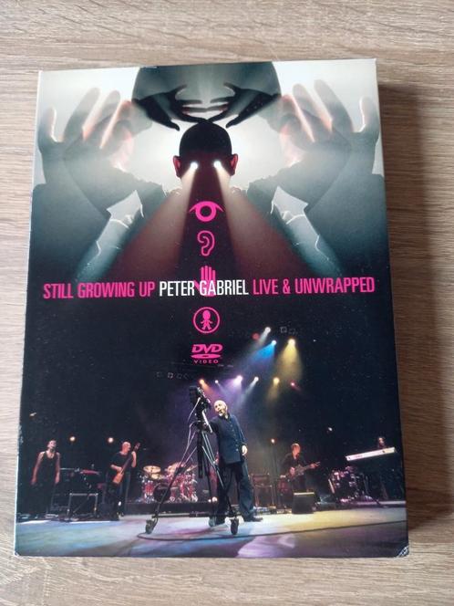 Peter Gabriel - Still Growing Up 2 disc's Live & Unwrapped, Cd's en Dvd's, Dvd's | Muziek en Concerten, Zo goed als nieuw, Muziek en Concerten