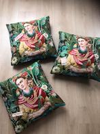 Frida Kahlo, Huis en Inrichting, Woonaccessoires | Kussens, Nieuw, Groen, Ophalen of Verzenden, Vierkant