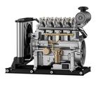 Metalen Mini 4-Cilinder Dieselmotor DIY-Montage Motor Model, Ophalen of Verzenden, Bouwen