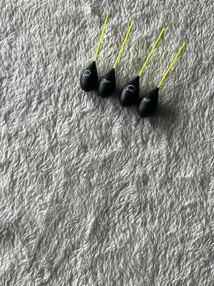 adv 241 / NIEUW serie 4 inline dobbers TUBERTINI, Watersport en Boten, Hengelsport | Witvissen, Nieuw, Overige typen, Ophalen of Verzenden