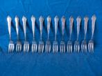 12 Twaalf gebaksvorkjes Gero ontwerp Georg Nilsson model 650, Antiek en Kunst, Ophalen of Verzenden