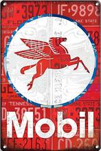 Wandbord Mobil, Ophalen of Verzenden, Nieuw