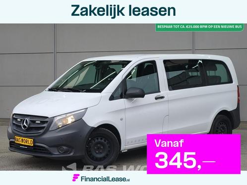 Mercedes Vito 114 9 Persoons Automaat L2H1 Airco Cruise Pers, Auto's, Bestelauto's, Bedrijf, Lease, Financial lease, Airconditioning