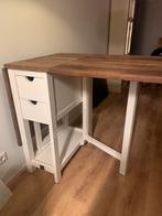 Rivera maison uitklapbare eettafel met barkrukken, Ophalen, Rivera maison, 50 tot 100 cm, Zo goed als nieuw