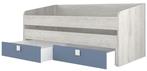 Jules kajuitbed (met onderbed en lades) - Blauw, Niet ingevuld, Niet ingevuld, Nieuw, Ophalen of Verzenden