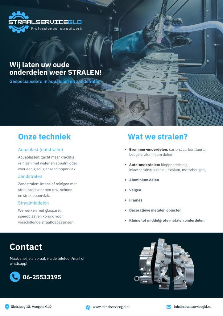 Zandstralen Gelderland - Velgen stralen!, Auto diversen, Overige Auto diversen, Ophalen