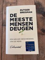 De meeste mensen deugen - Rutger Bregman, Ophalen of Verzenden, Zo goed als nieuw, Maatschappij en Samenleving, Wereld