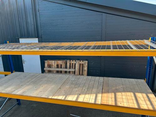 Te koop nette stelling stelling 7.5 meter, Doe-het-zelf en Verbouw, Werkbanken, Zo goed als nieuw, Ophalen