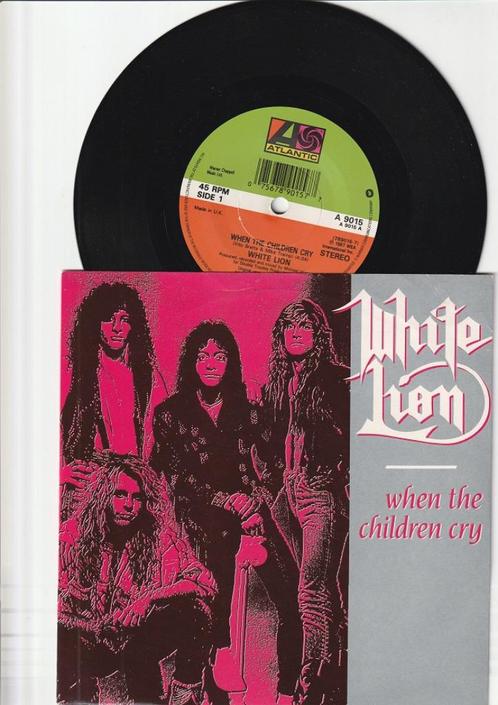 WHITE LION - WHEN THE CHILDREN CRY / LADY OF THE VALLEY [7'', Cd's en Dvd's, Vinyl Singles, Zo goed als nieuw, Single, Rock en Metal