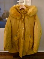 MS Mode Winterjas Dames Maat 48 Geel met Afneembare Capuchon, Ophalen of Verzenden, Zo goed als nieuw, Maat 46/48 (XL) of groter