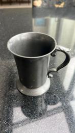 Mooie tinnen drinkbeker heel oud, Antiek en Kunst, Antiek | Tin, Ophalen of Verzenden