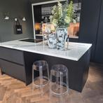 Kartell Charles Ghost barkrukken 66cm, Ophalen of Verzenden, Gebruikt, Inclusief barstoelen