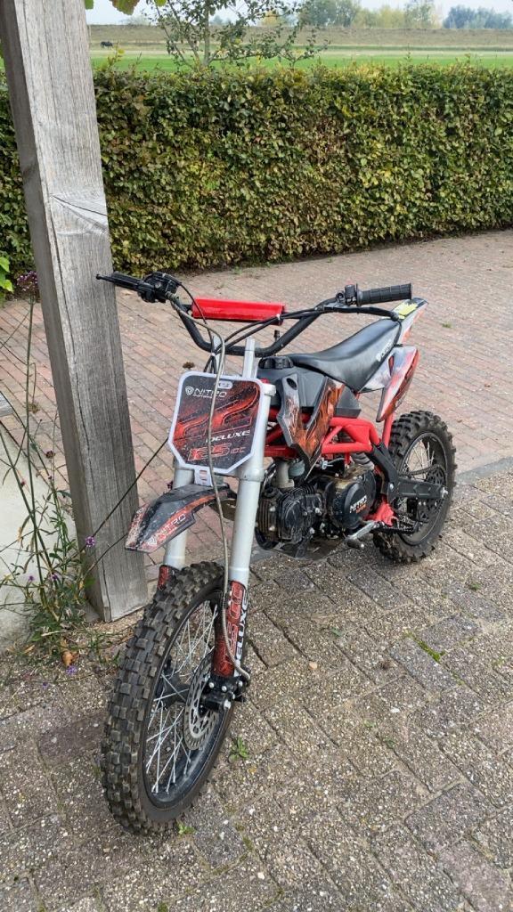 Nitro 125cc Dirtbike, Fietsen en Brommers, Minibikes, Midibikes en Pitbikes, Gebruikt, Pitbike, Ophalen
