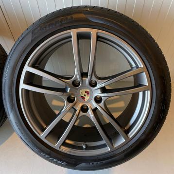 Porsche Cayenne Velgen met Zomerbanden 21 inch origineel beschikbaar voor biedingen