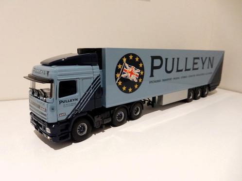 Tekno Leyland Daf 95 430 + koeloplegger Pulleyn 1/50, Hobby en Vrije tijd, Modelauto's | 1:50, Zo goed als nieuw, Bus of Vrachtwagen