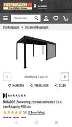 MIRADOR Zonwering zijwand 400cm - Nieuwstaat!, Tuin en Terras, Overkappingen, Ophalen, Zo goed als nieuw, Tuinpaviljoen