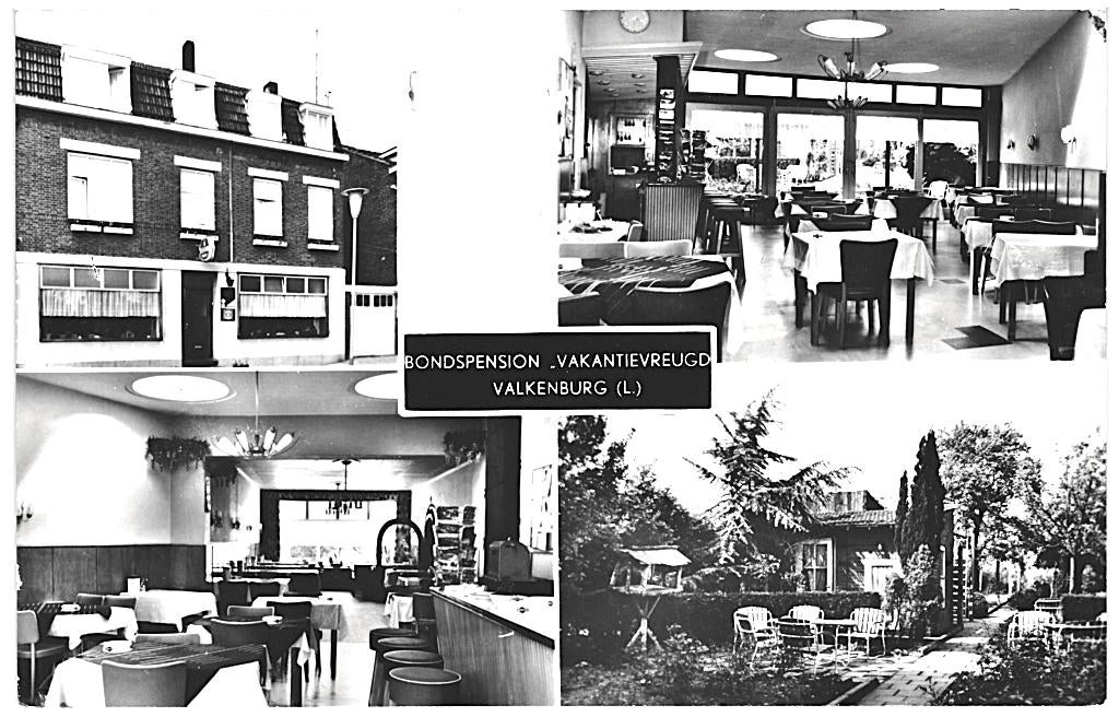 964420 Valkenburg 1968 Bondspension Vakantievreugd Gelopen, Verzamelen, Ansichtkaarten | Nederland, Ophalen of Verzenden, 1960 tot 1980