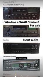 Gezocht Saab 900 classic Clarion audioset, Ophalen of Verzenden, Zo goed als nieuw
