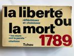 ‎LA LIBERTÉ OU LA MORT RÉFLÉCHISSEZ ET CHOISISSEZ CITATIONS, Ophalen of Verzenden, Zo goed als nieuw, Europa