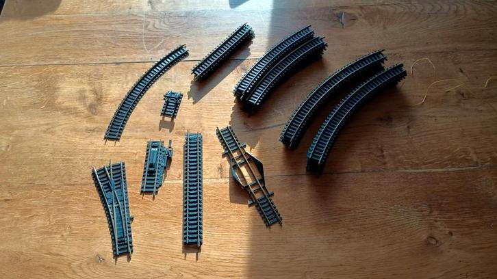 Fleischmann rails., Hobby en Vrije tijd, Modeltreinen | H0, Zo goed als nieuw, Rails, Gelijkstroom, Fleischmann, Analoog, Ophalen