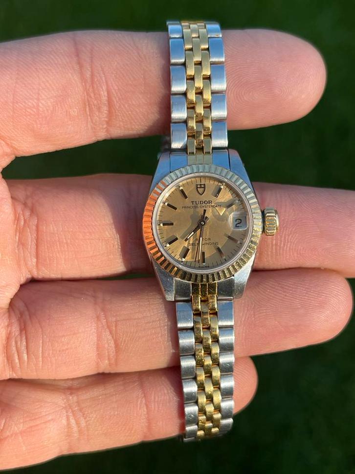 Tudor Princess Oysterdate Dameshorloge 23 mm., Sieraden, Tassen en Uiterlijk, Horloges | Dames, Zo goed als nieuw, Polshorloge
