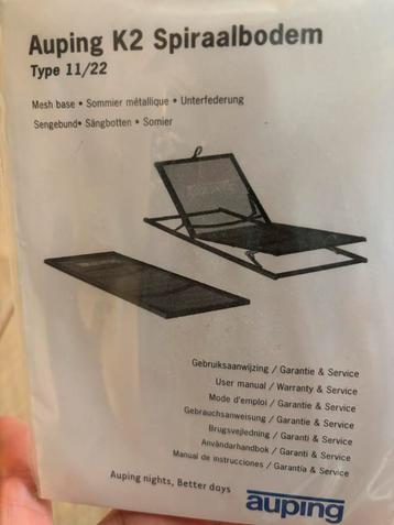 2x Auping Spiraalbodem 90x210. Vandaag of morgen ophalen. beschikbaar voor biedingen