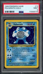 Poliwrath Holo PSA 9 - 13/102 - Base Set 1999, Ophalen of Verzenden, Zo goed als nieuw, Losse kaart